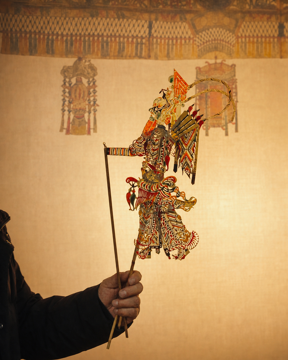 Huazhou shadow-puppetry performance associated with Wei Jinquan